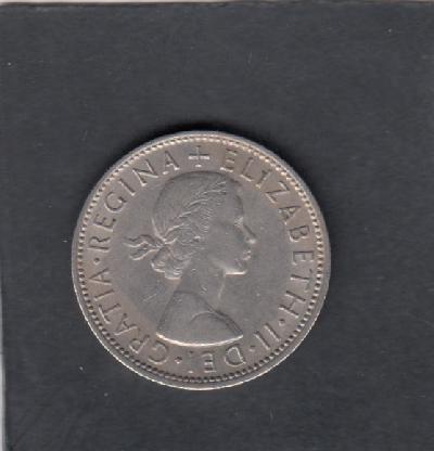 Beschrijving: 2 Shillings  ELIZABETH II